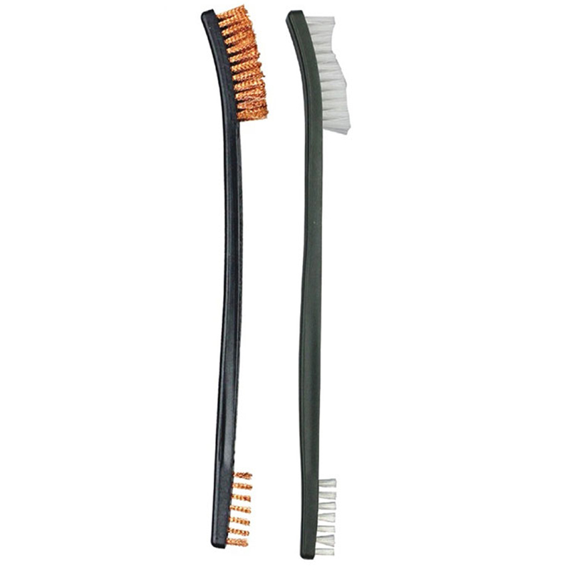 ダブルエンドユーティリティガンクリーニングハンドブラシ真鍮線