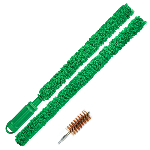 植毛繊維 (合成) ショットガンのクリーニングには、快適なハンドルが必要です。 12/16Ga、または20Ga。 2本パック、作動長930mm。