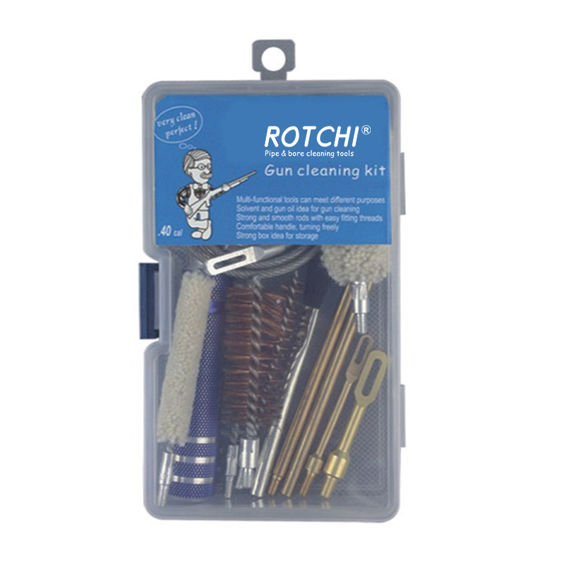 ユニバーサルガンクリーニングキットプラスチックボックス入り